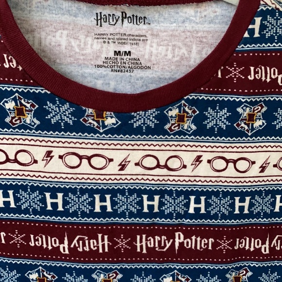 Harry Potter Holiday Pajama Shirt - Picture 2 of 2